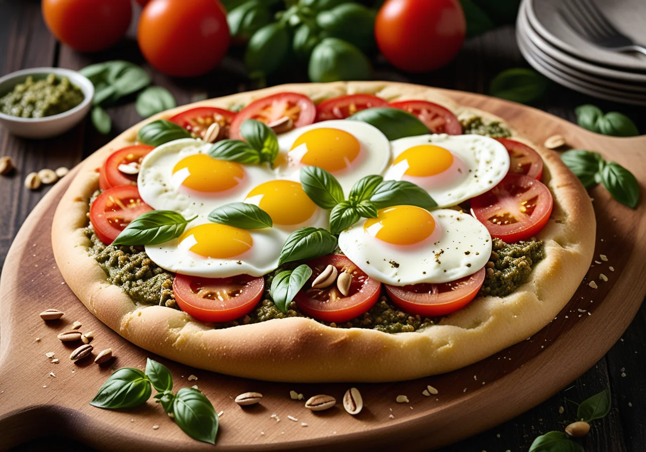 Flaky Dough with Green Tomatoes