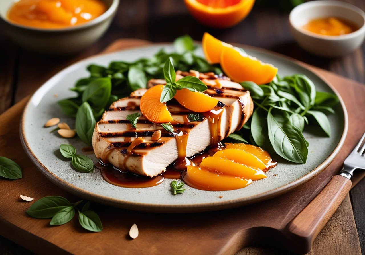 Chicken Breast with Apricot Filling