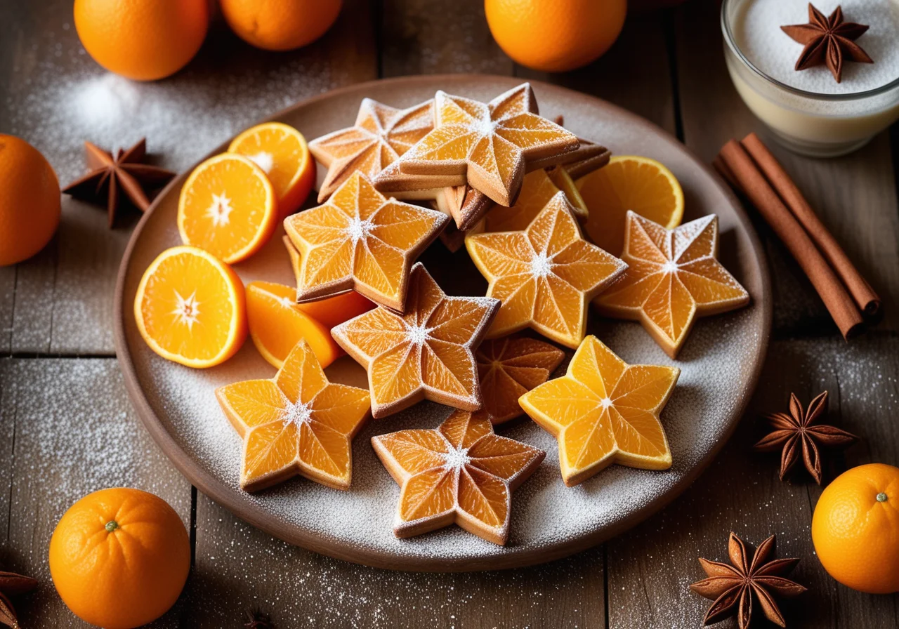 Orange Cinnamon Stars