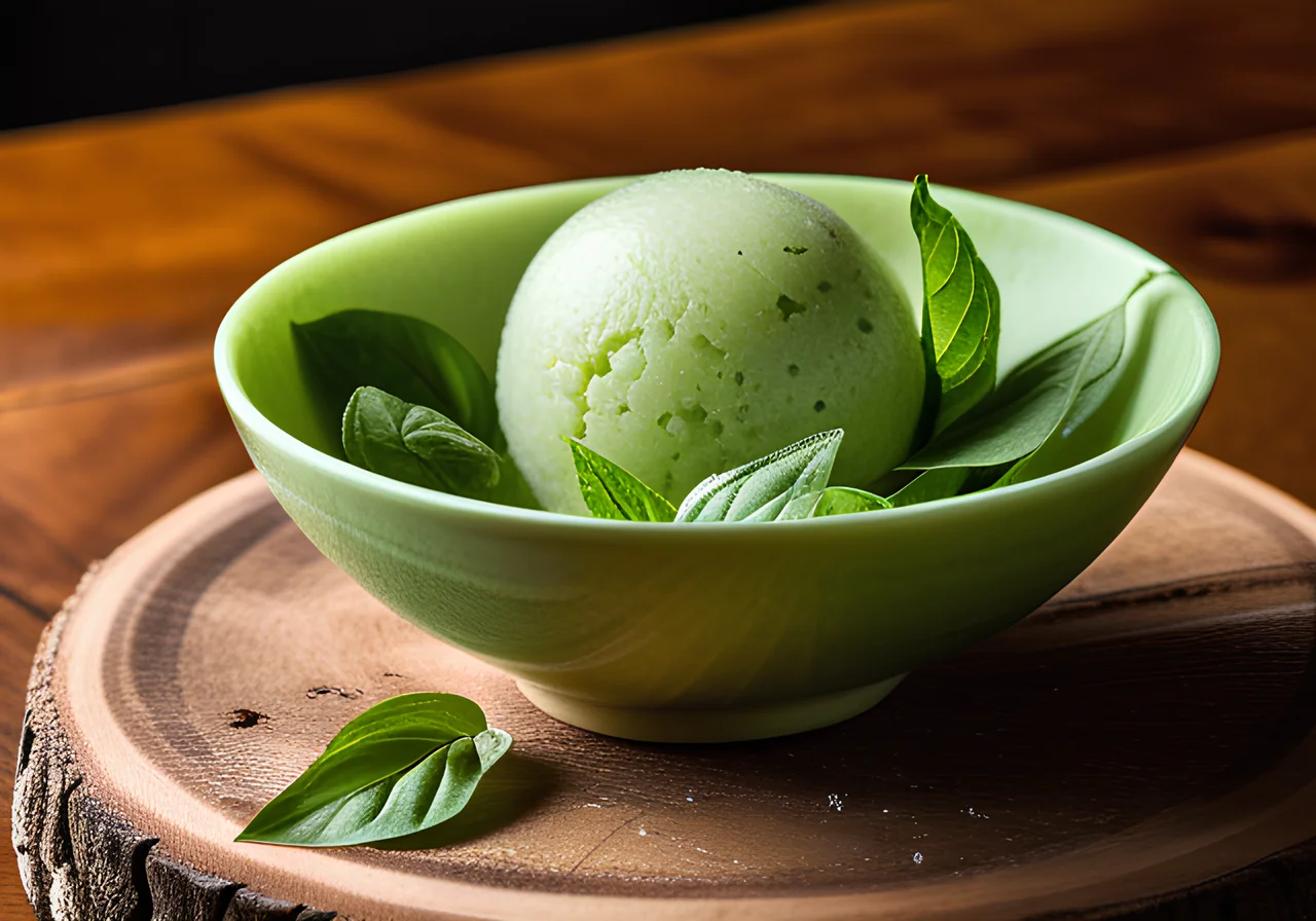 Melon‑Basil Sorbet