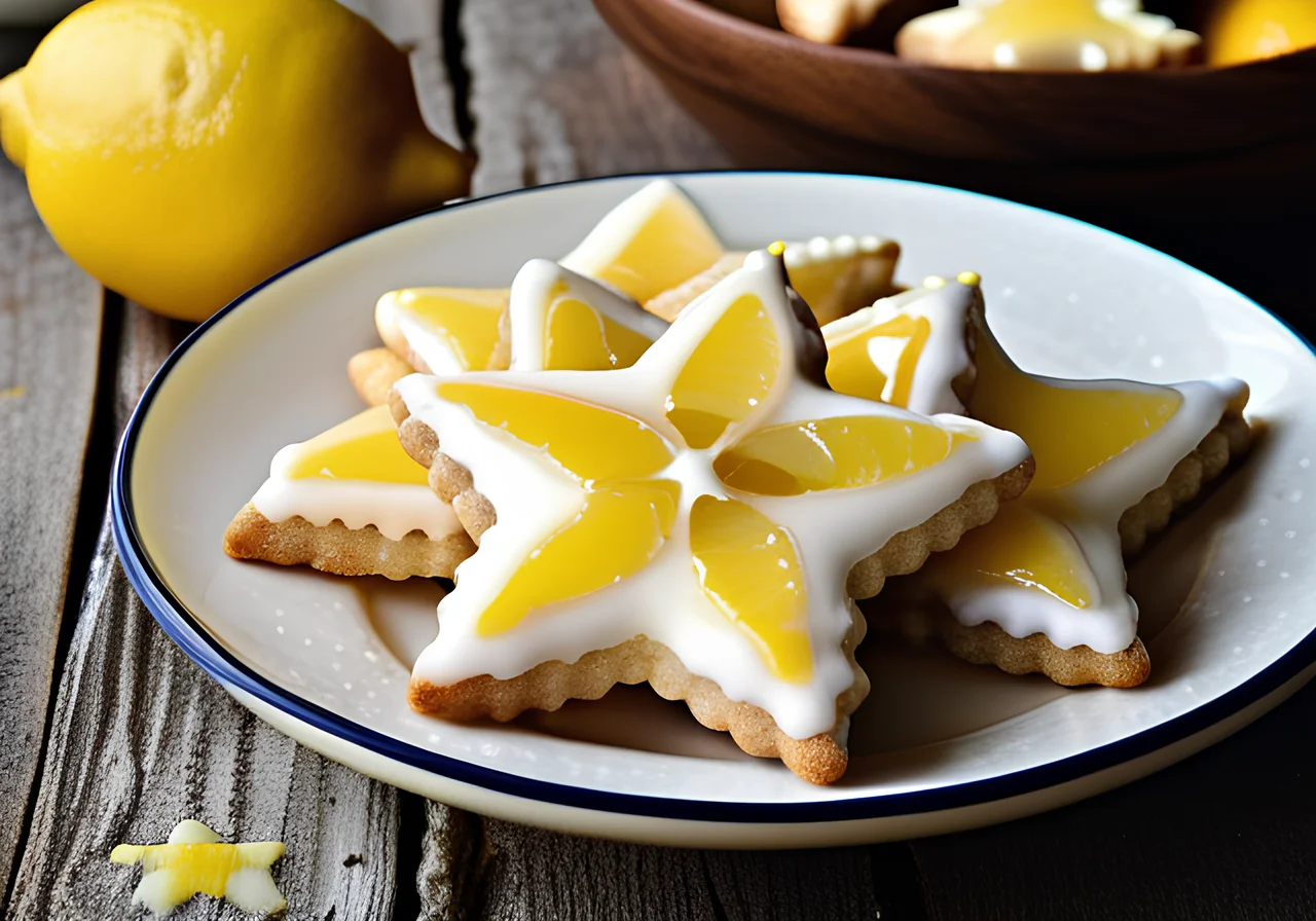 Lemon Shortbread Cookies