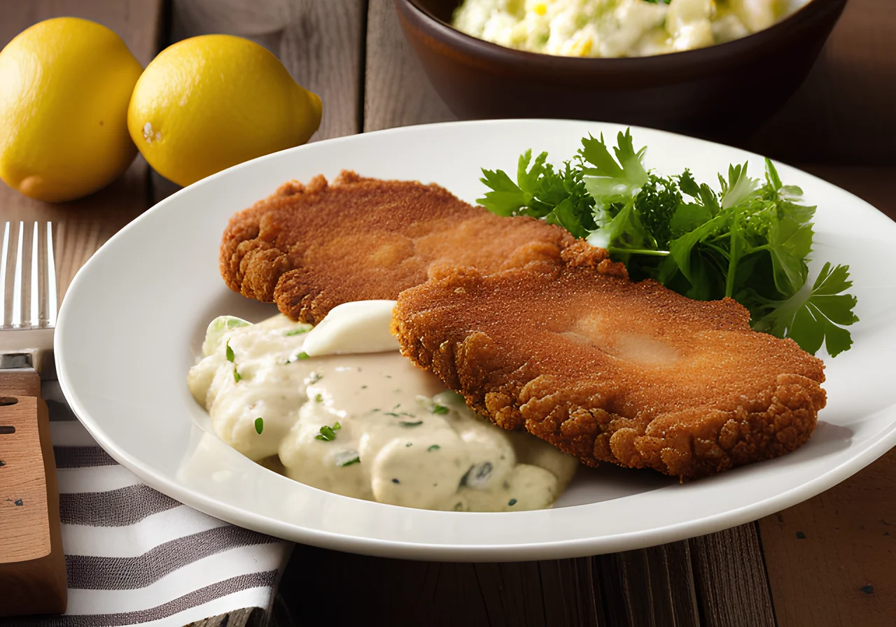 Classic Wiener Schnitzel with Potato Salad