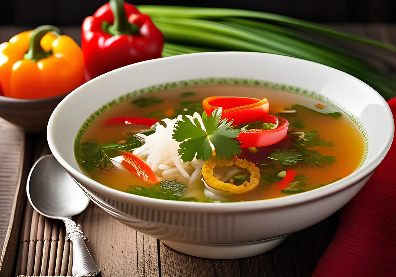 Spicy Thai Rice Soup
