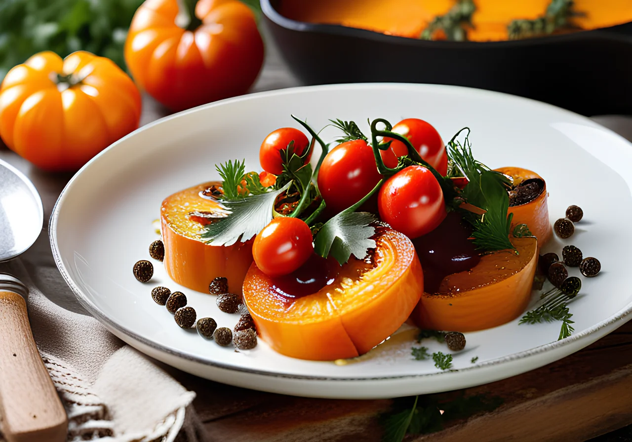 Pumpkin Tomato Skillet