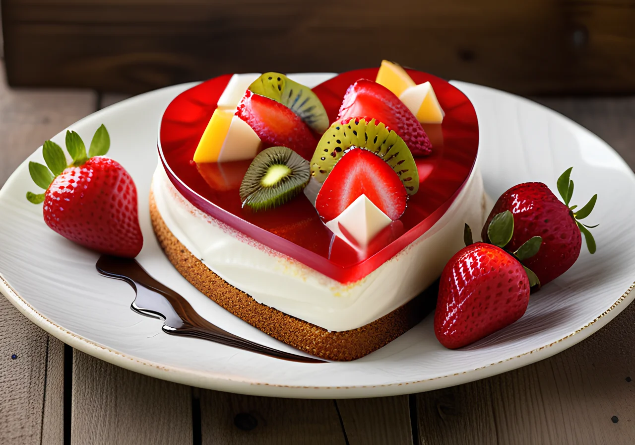 Heart Cake for Mother's Day