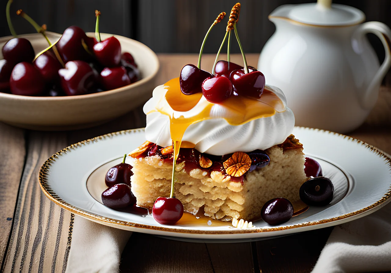 Rice Casserole with Cherries