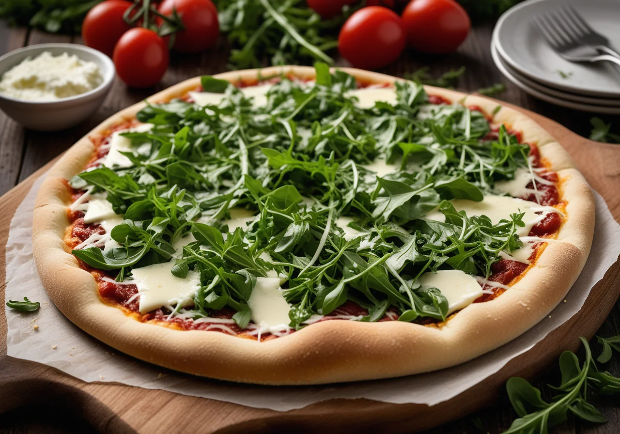 Pizza with Arugula