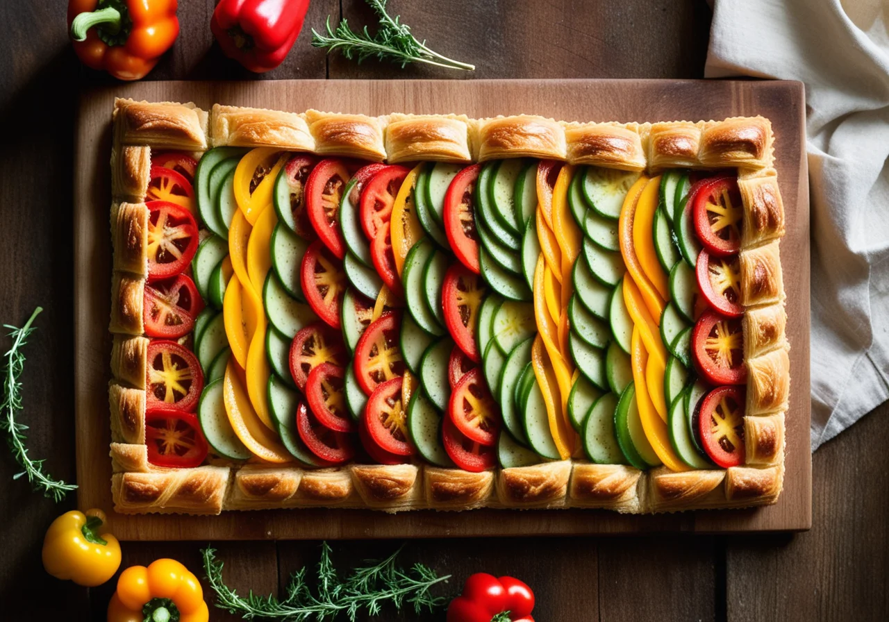 Paprika Puff Pastry Tart