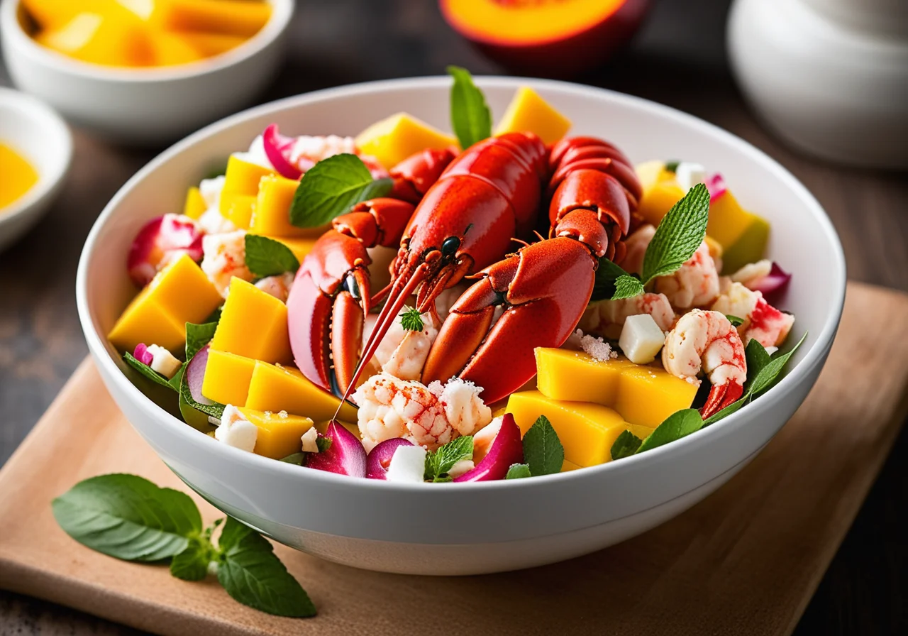 Mango and Lobster Salad