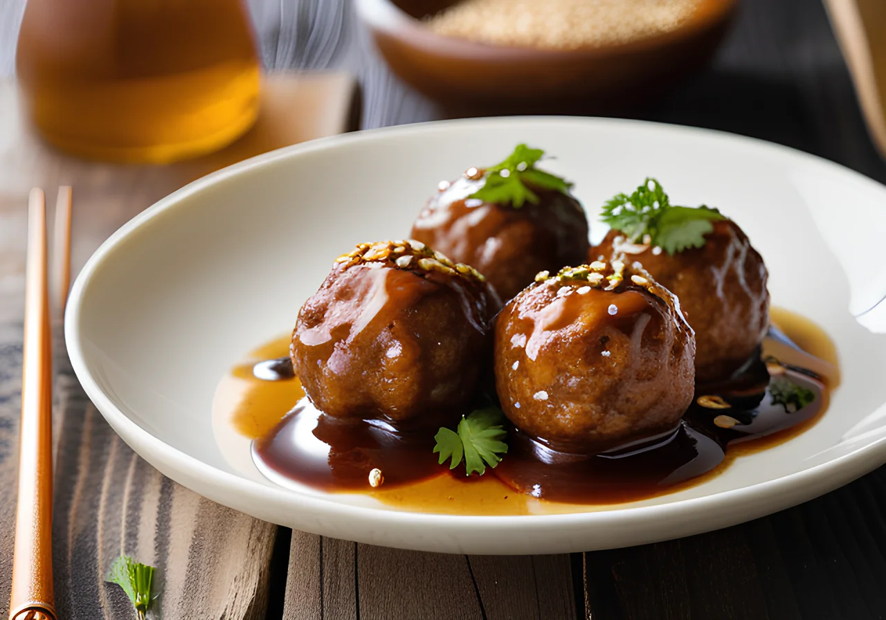 Japanese-Style Meatballs
