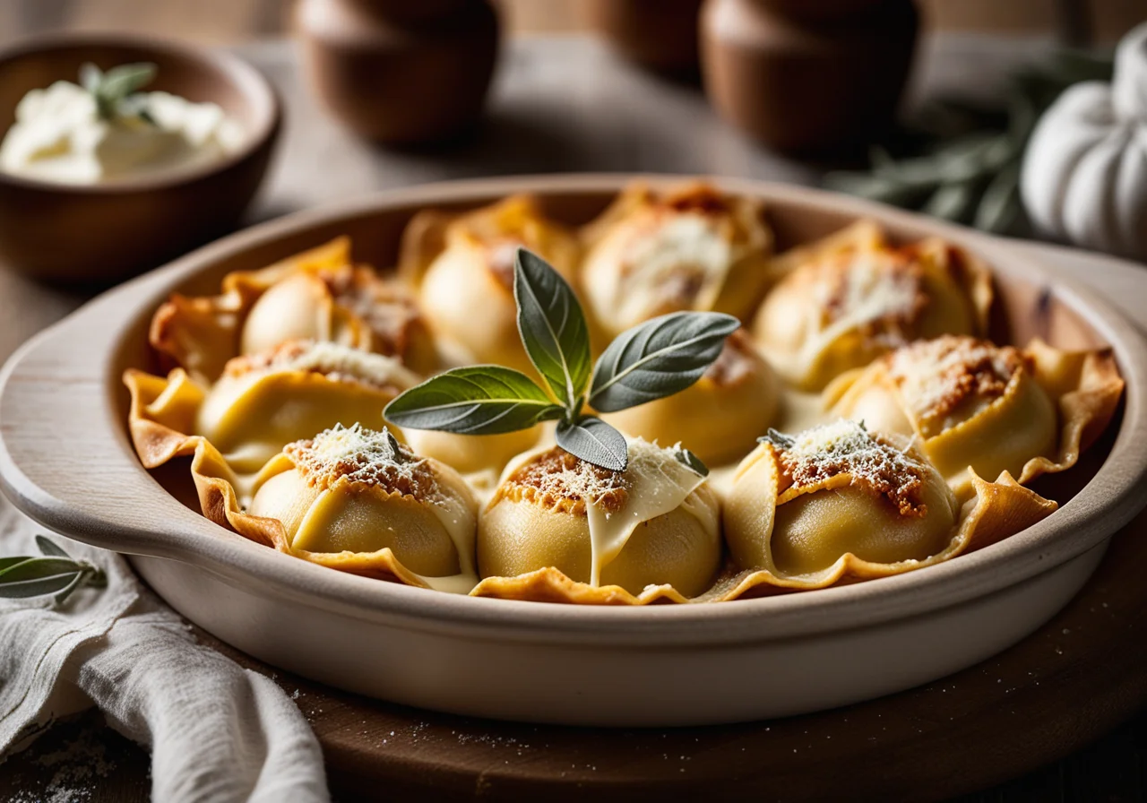 Stuffed Pasta with Sage