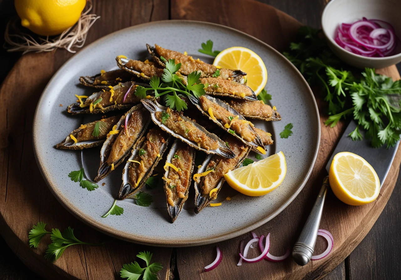 Fried Marinated Sardines