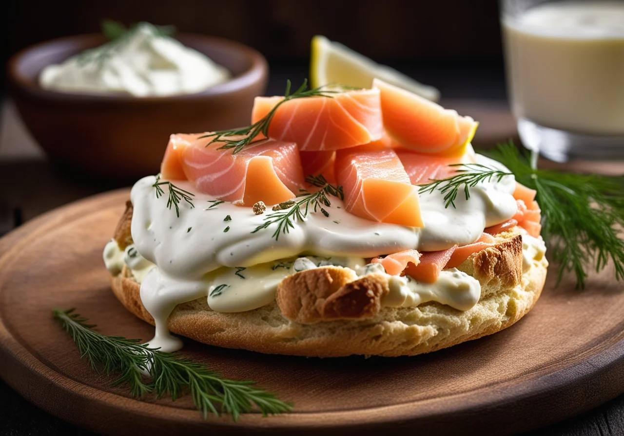 Spicy Scone with Salmon