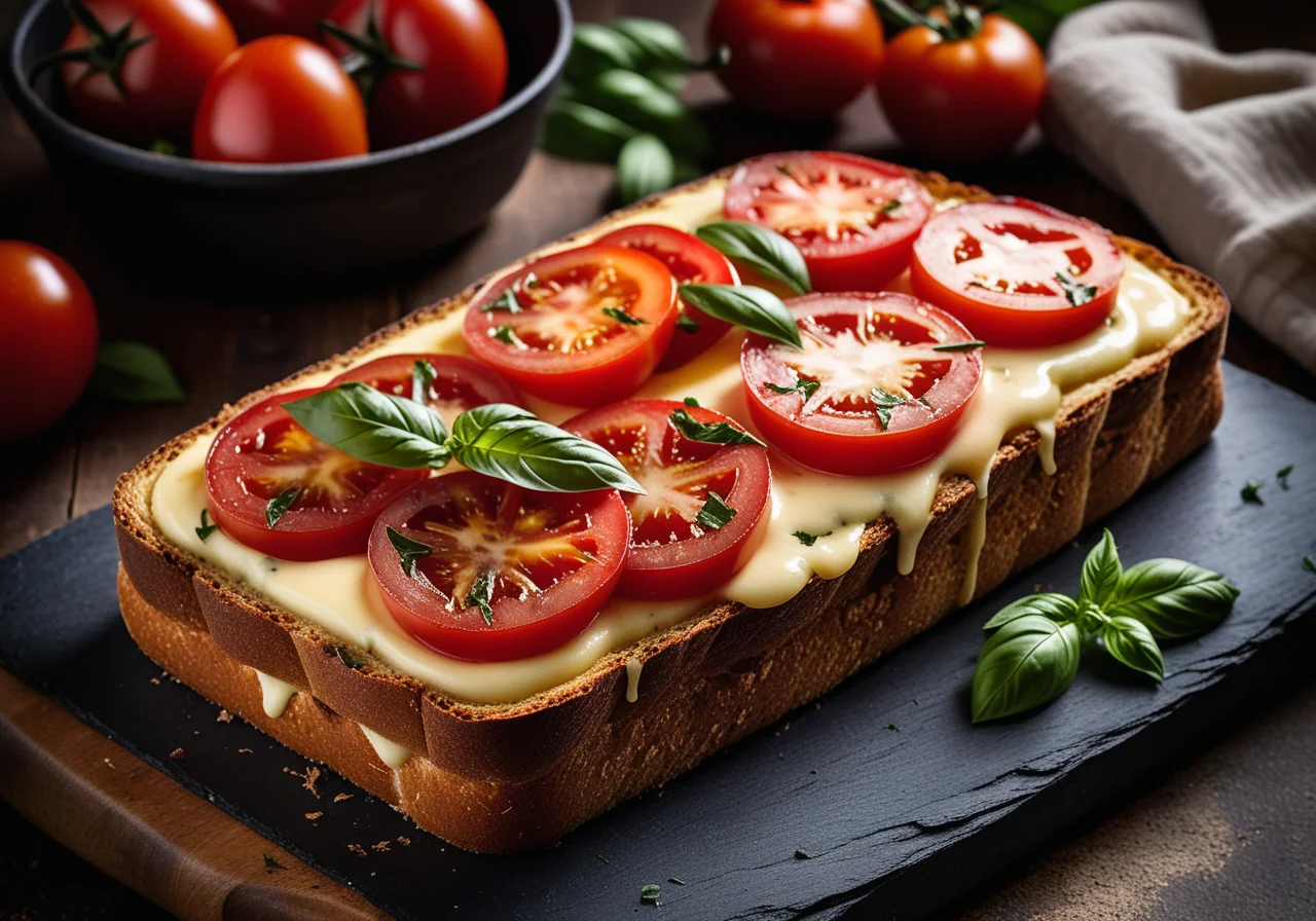 Oven‑Baked Tomato Bread