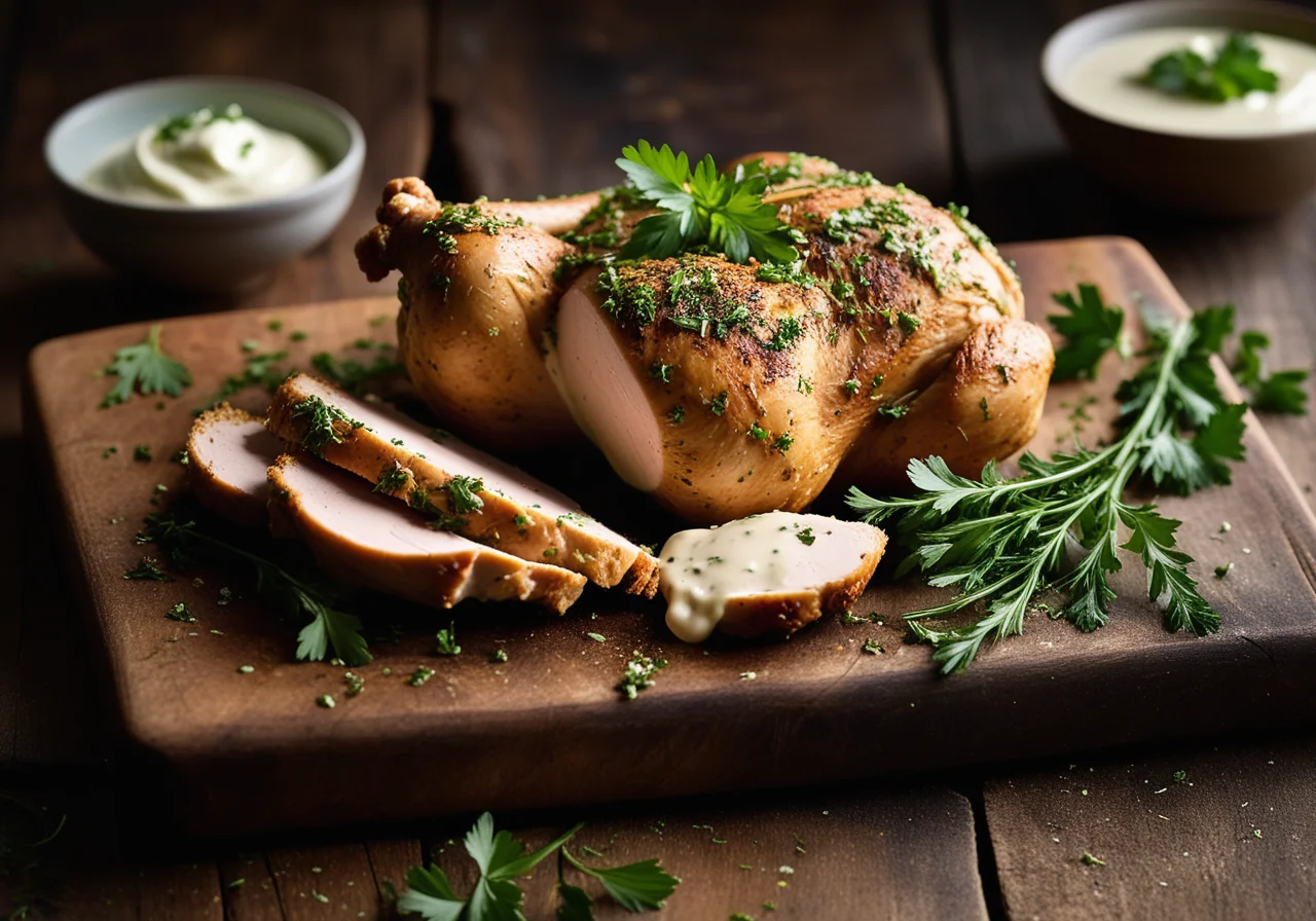 Herb Yogurt Coated Chicken