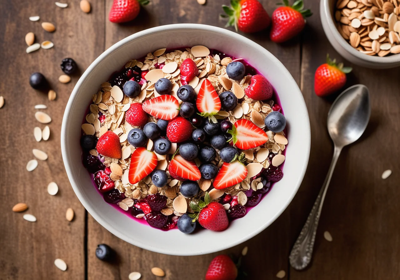 Berry Muesli with Almonds
