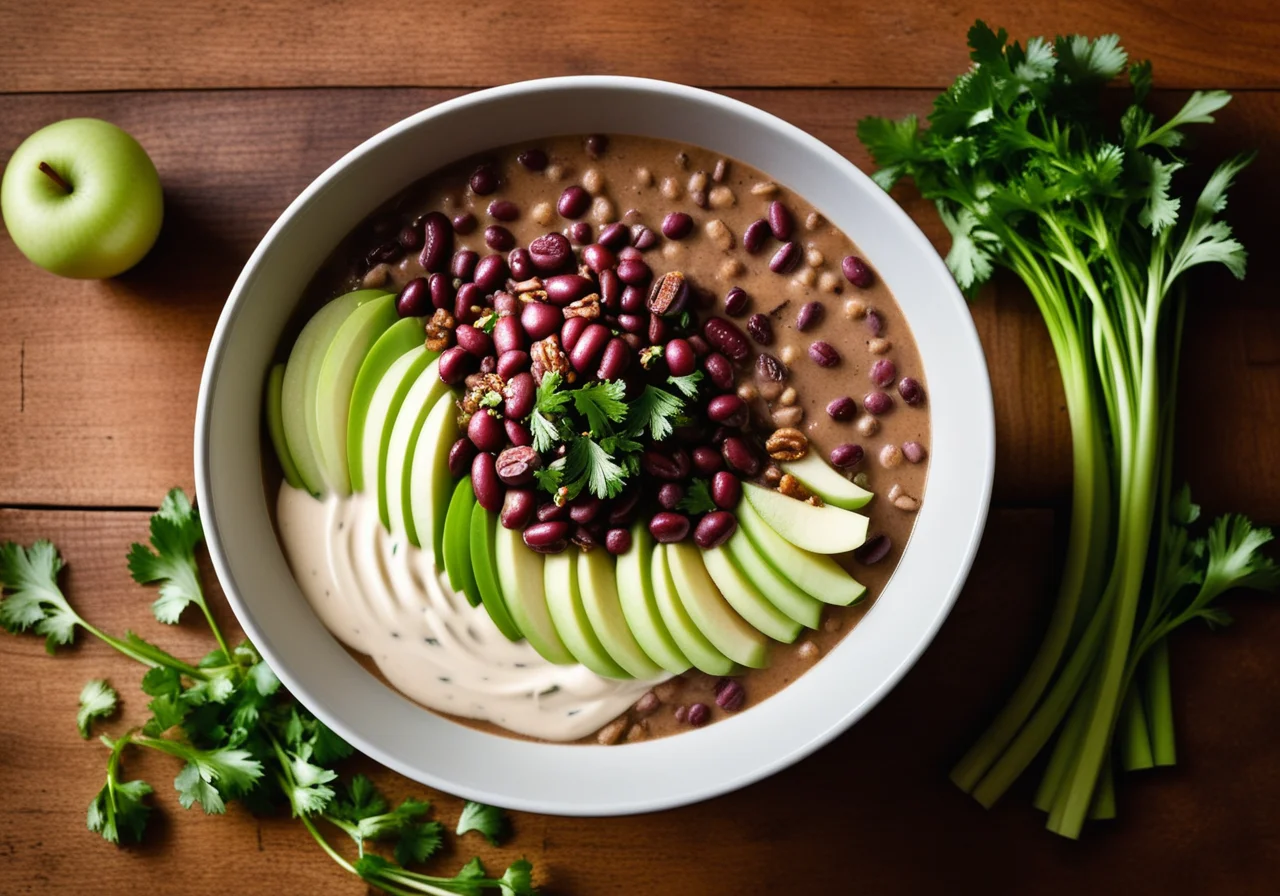 Adzuki beans with celery