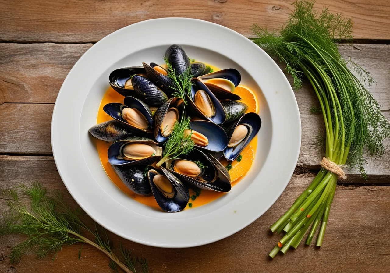 Steamed Mussels