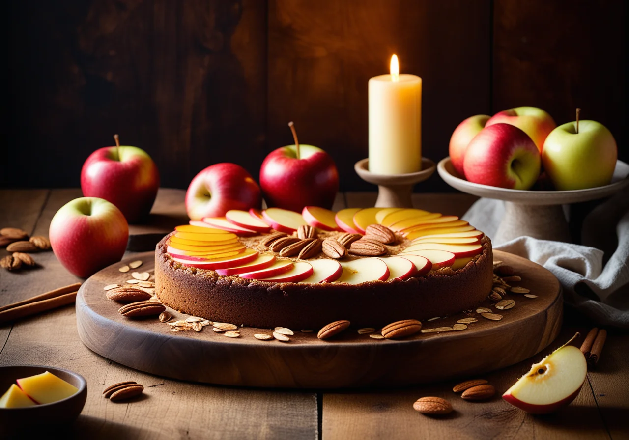 Submerged Apple Cake (gluten-free)