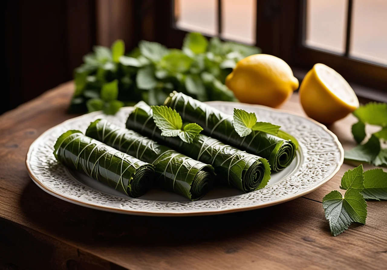 Weinblätter mit Füllung