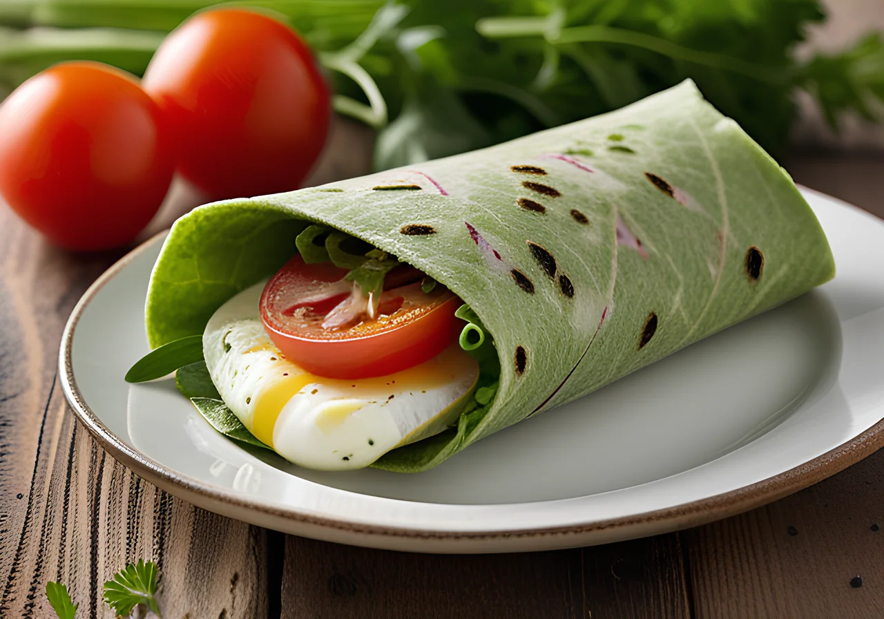 Vegetable-Filled Wraps