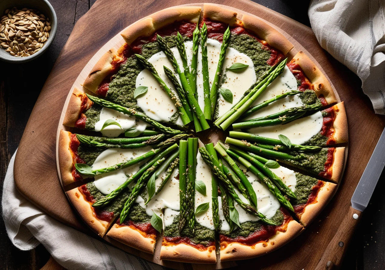 Spelt Pizza with Pesto