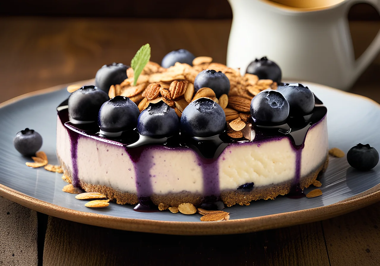 Raw Blueberry Cheesecake