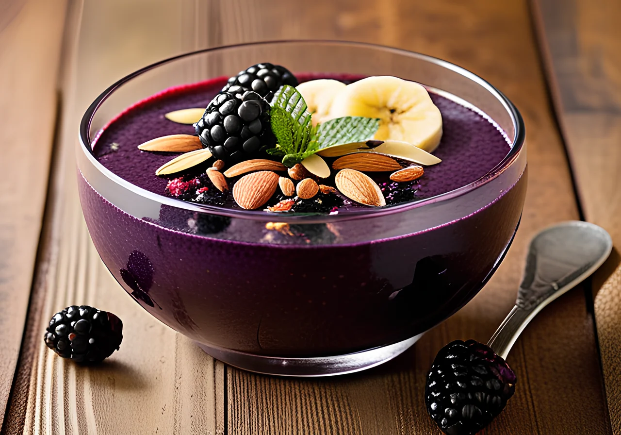 Acai Blackberry Smoothie Bowl