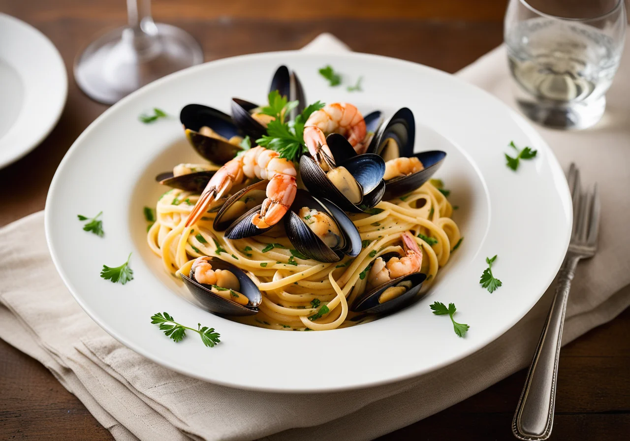 Linguine with Seafood