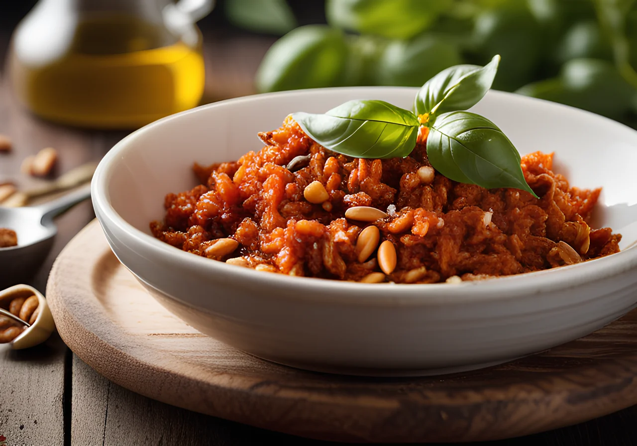 Red Pesto from Sun‑Dried Tomatoes