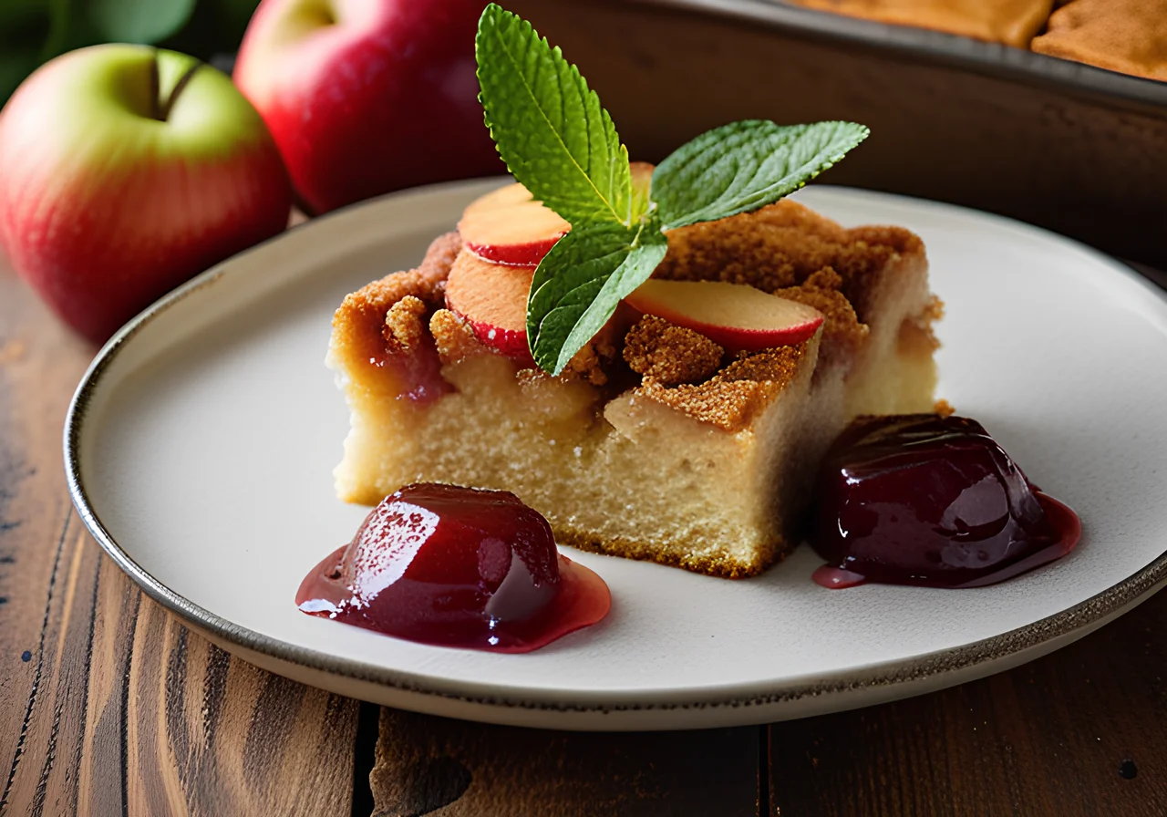 Sheet‑Pan Apple Cake