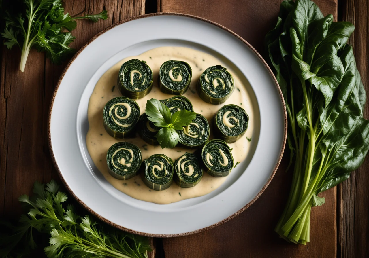 Stuffed Swiss Chard Roulades