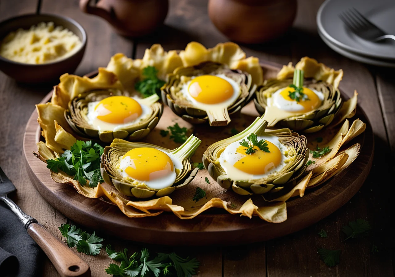 Oven‑Baked Artichokes