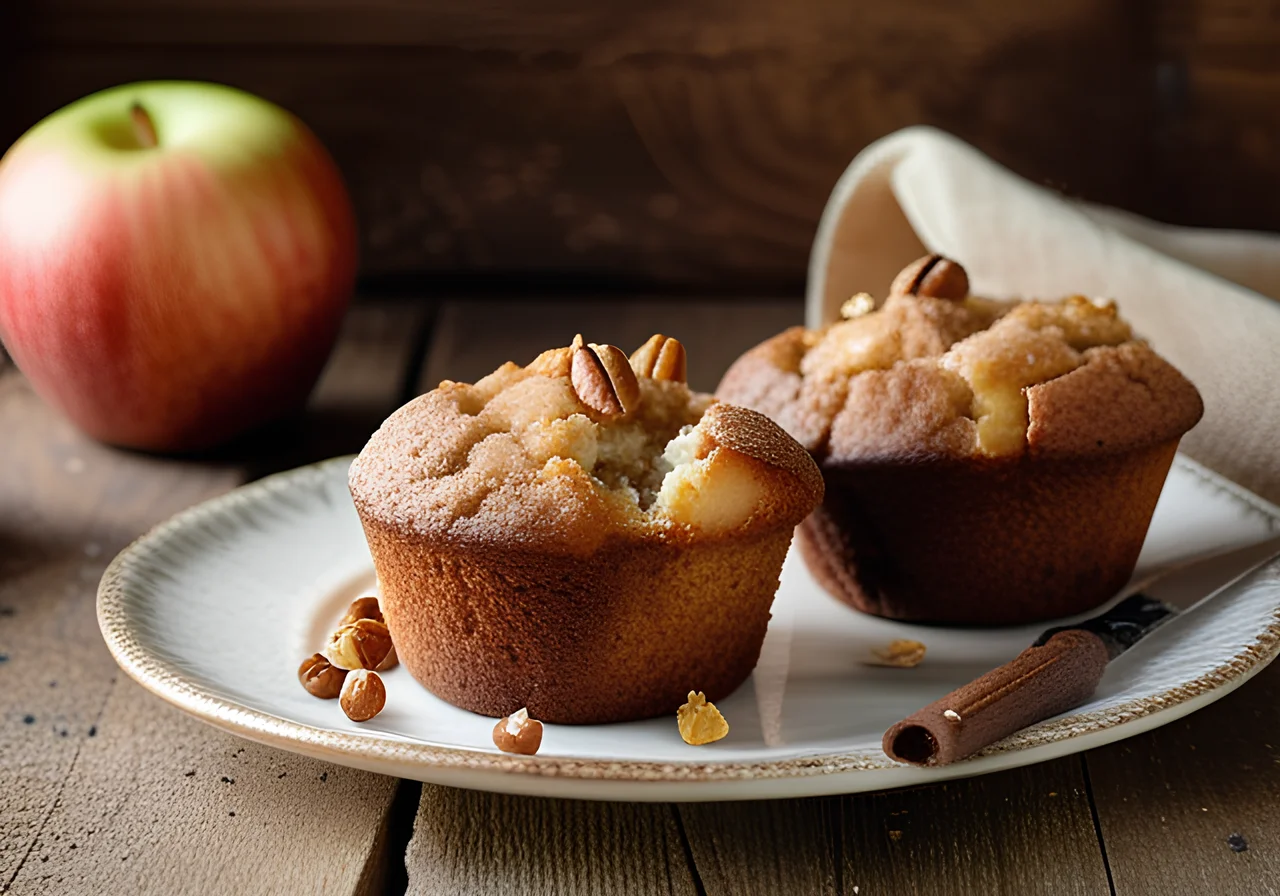 Apple Hazelnut Muffins