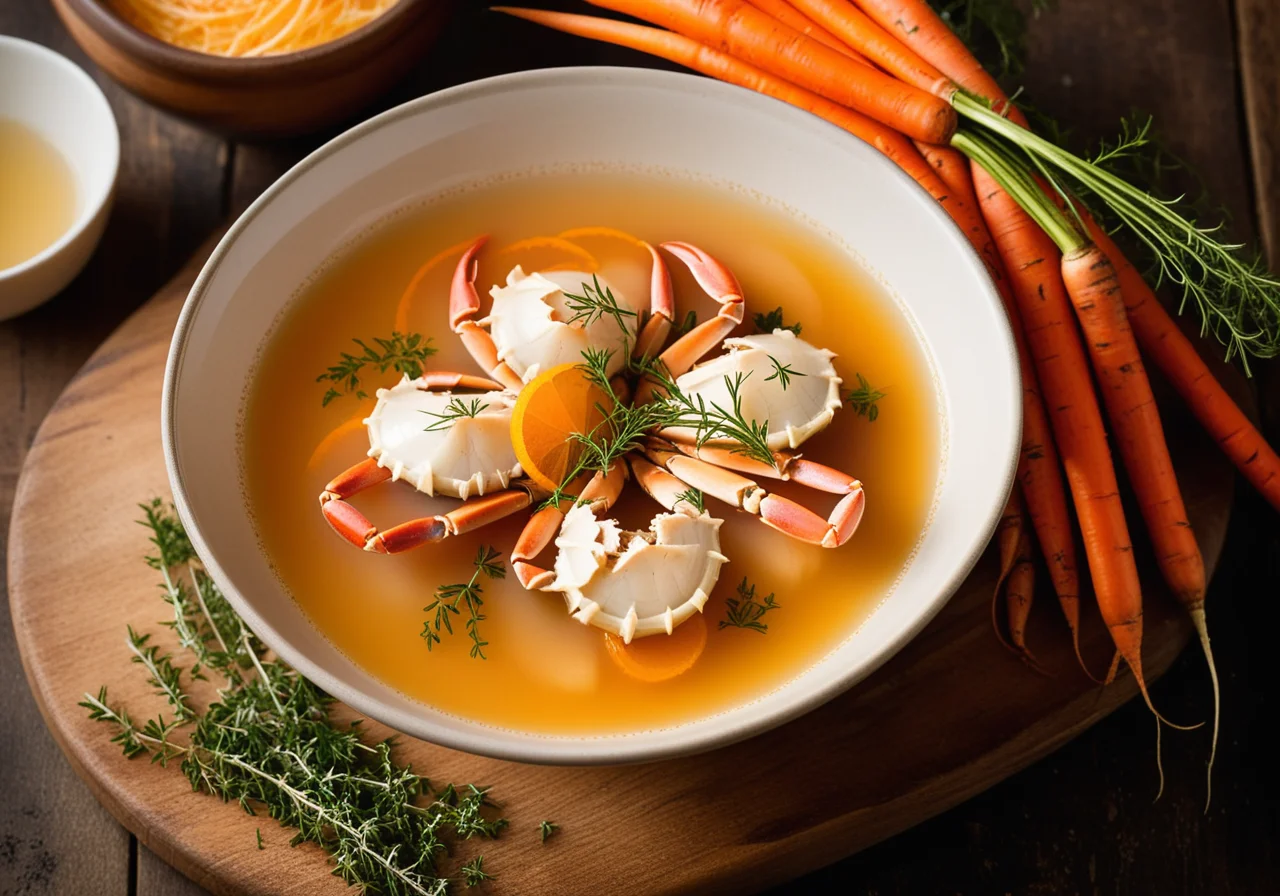 Crabs in Broth Swiss Style