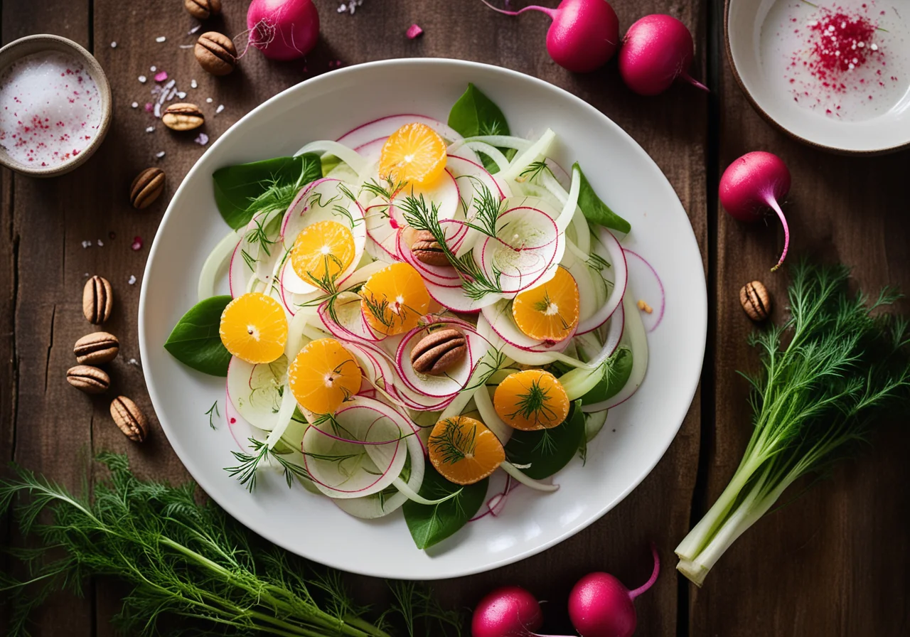 Fennel Salad with Radishes