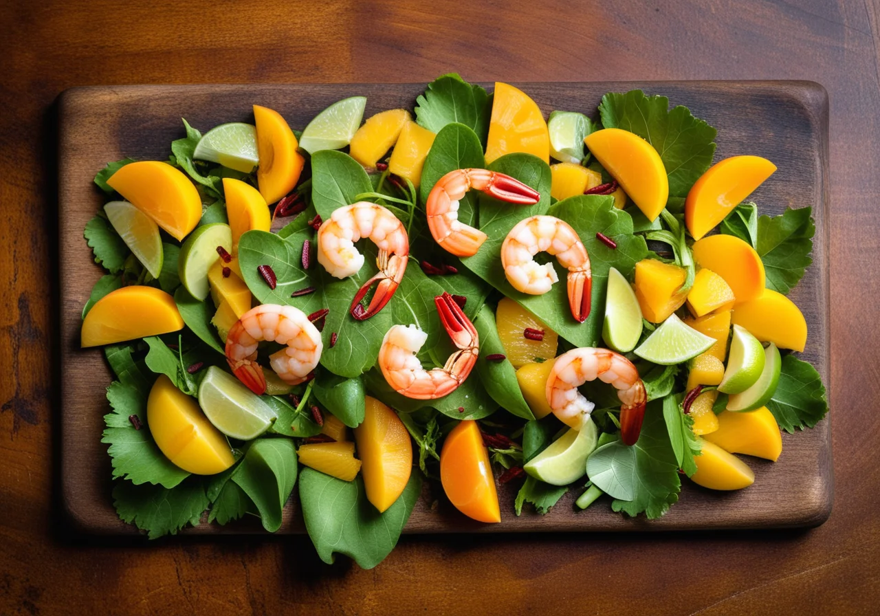 Green Papaya and Shrimp Salad