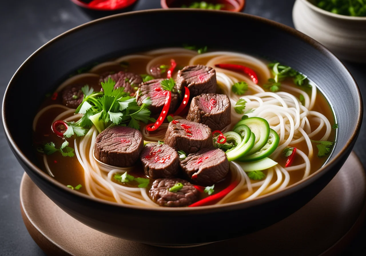 Asian Soup with Meatballs