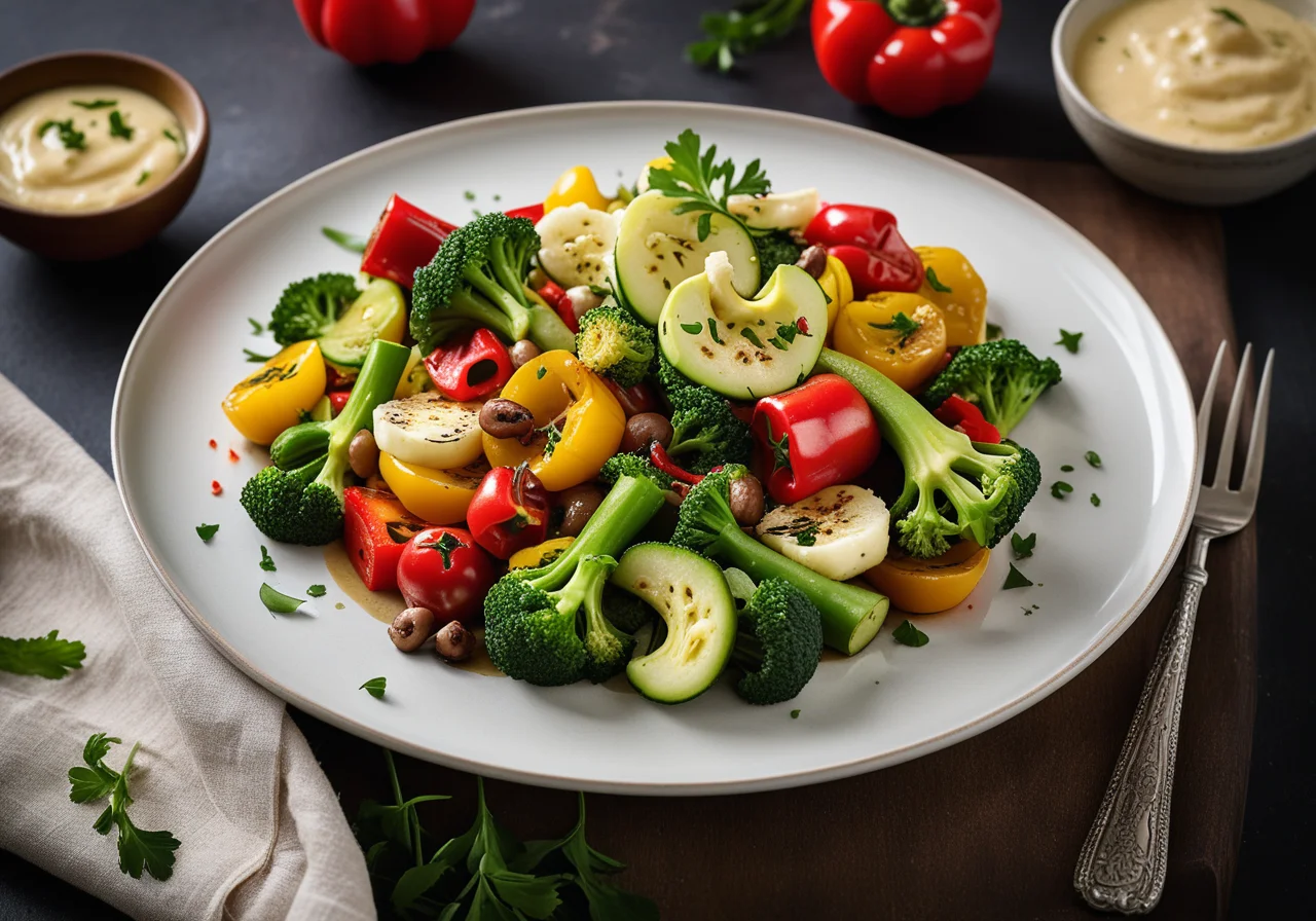 Mixed Vegetables with Anchovy Sauce