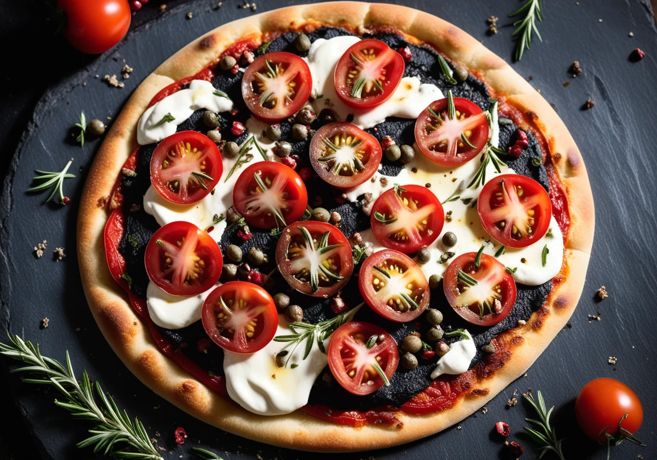 Pizzazungen mit Sardellen und Kapernäpfeln