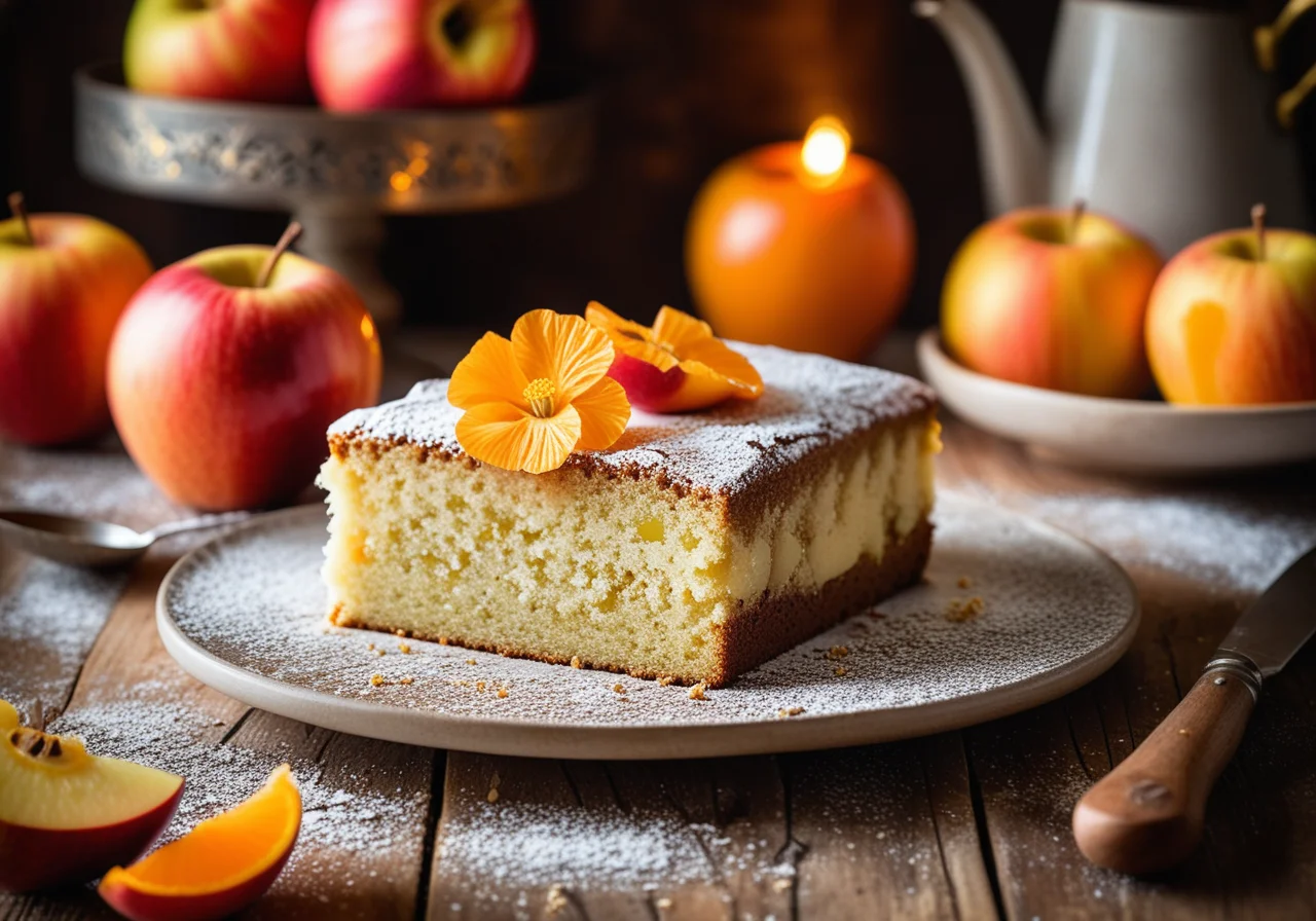 Apple Poppy Seed Cake