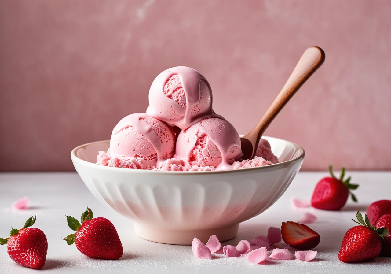 Rose Ice Cream