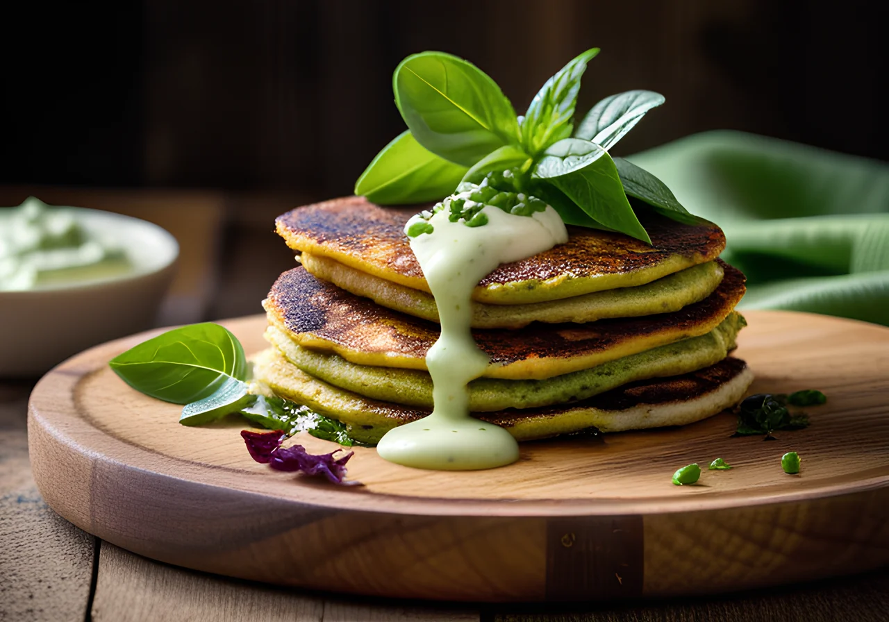 Quinoa Pancakes with Feta