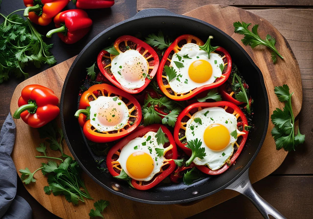 Paprika Pan with Fried Egg