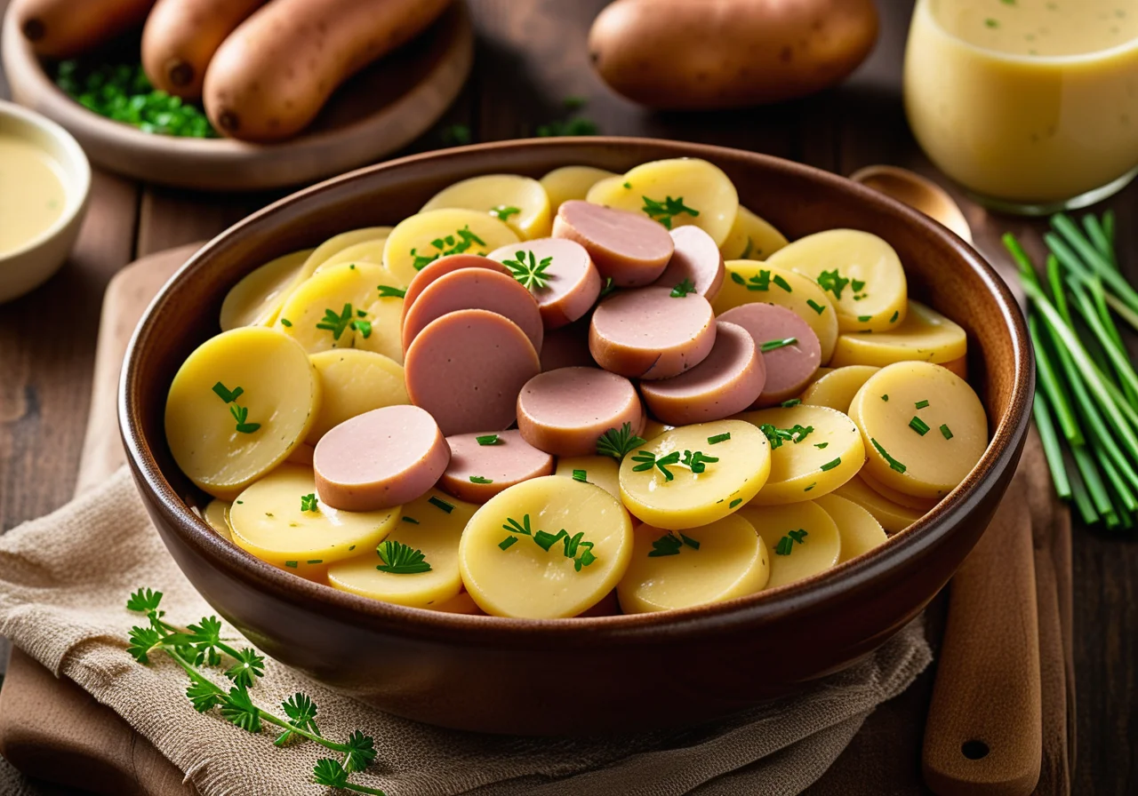 Frankfurt Sausage on Potato Salad