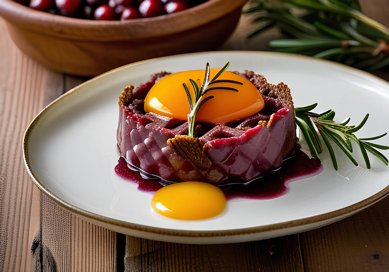 Pâté with Venison and Cranberries