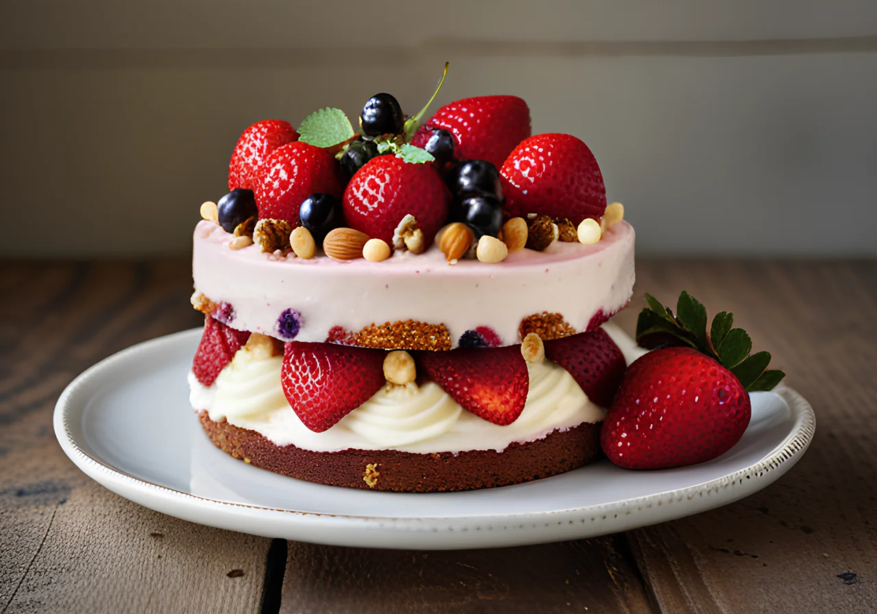 Strawberry Berry Cake