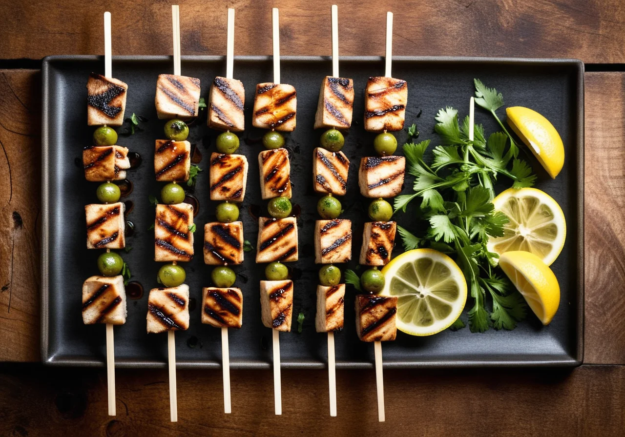 Grilled Shark Skewers