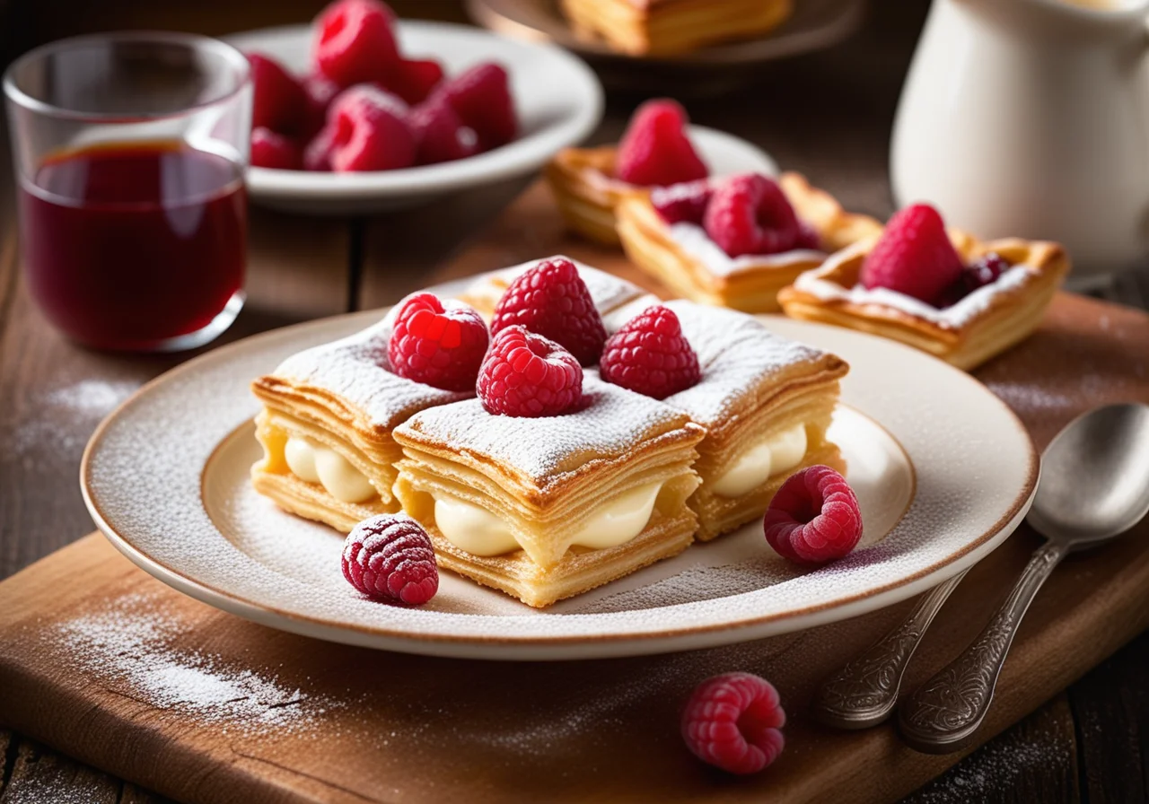 Sweet Puff Pastry Bites
