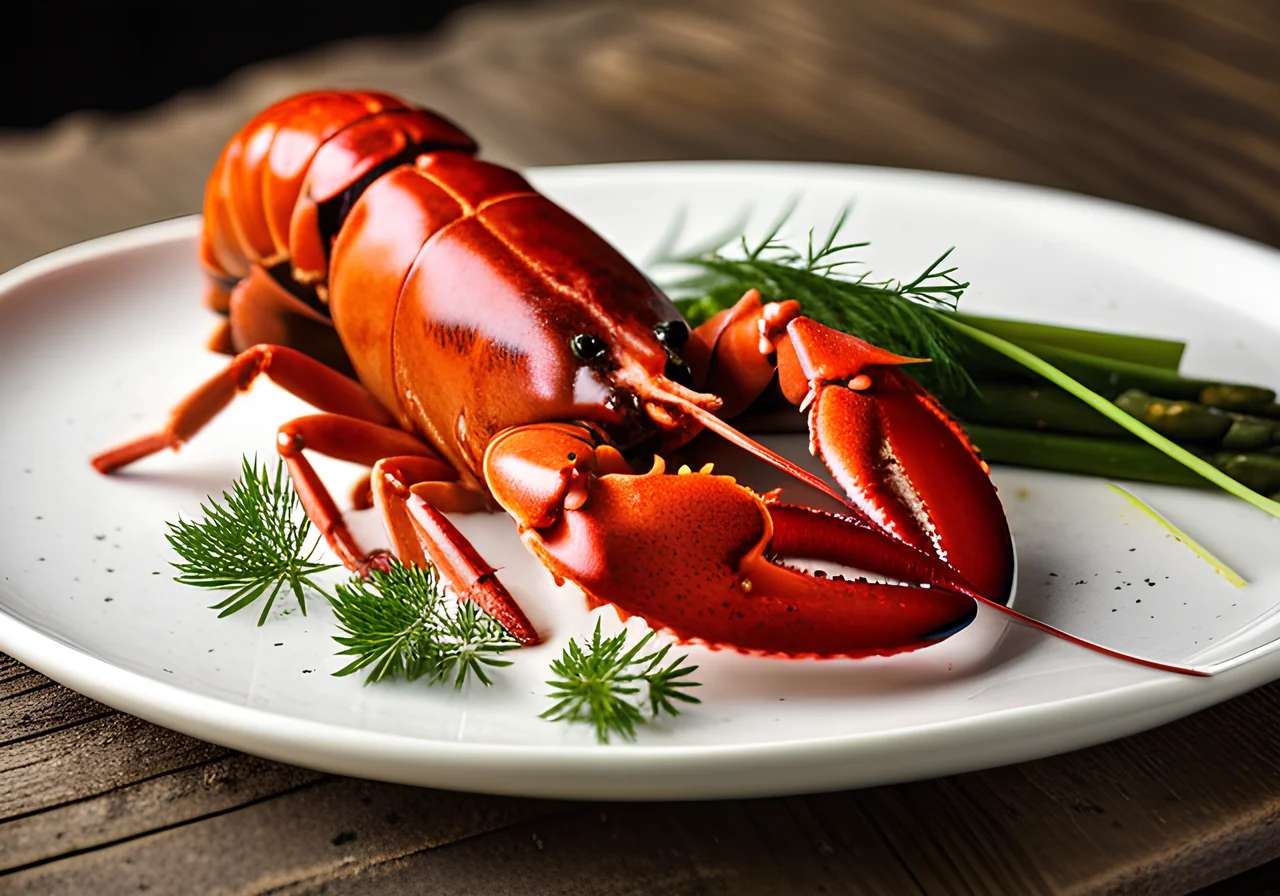 Emperor Lobster with Herb Cap